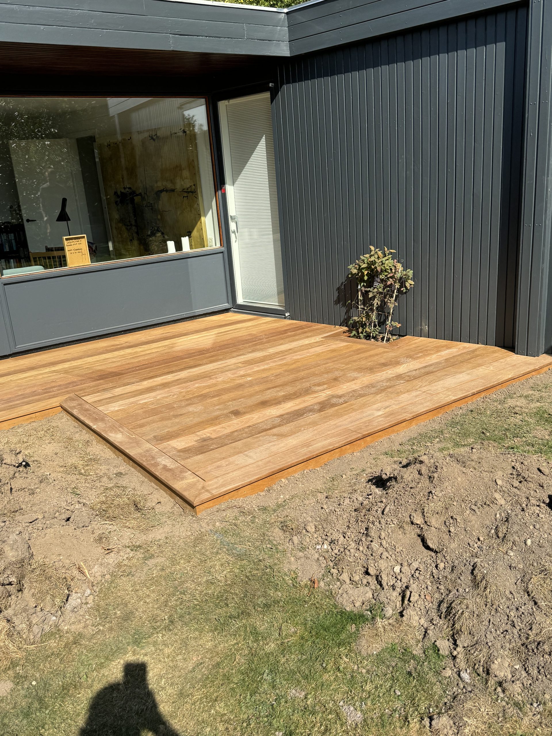 Detaljer i terrasseopbygning